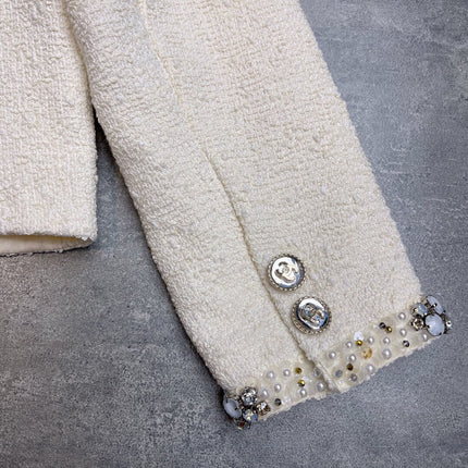 CHANEL 25S EMBELLISHED TWEED JACKET 395