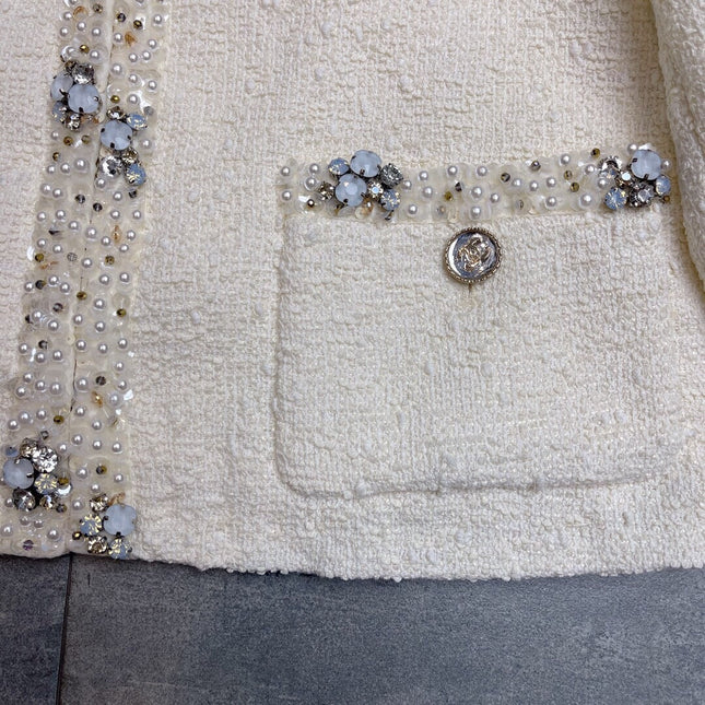CHANEL 25S EMBELLISHED TWEED JACKET 395