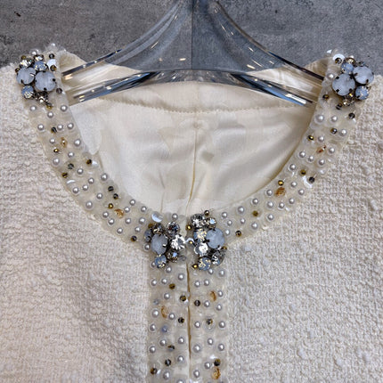 CHANEL 25S EMBELLISHED TWEED JACKET 395