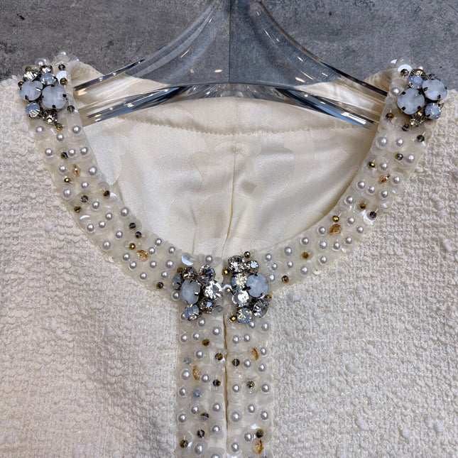CHANEL 25S EMBELLISHED TWEED JACKET 395