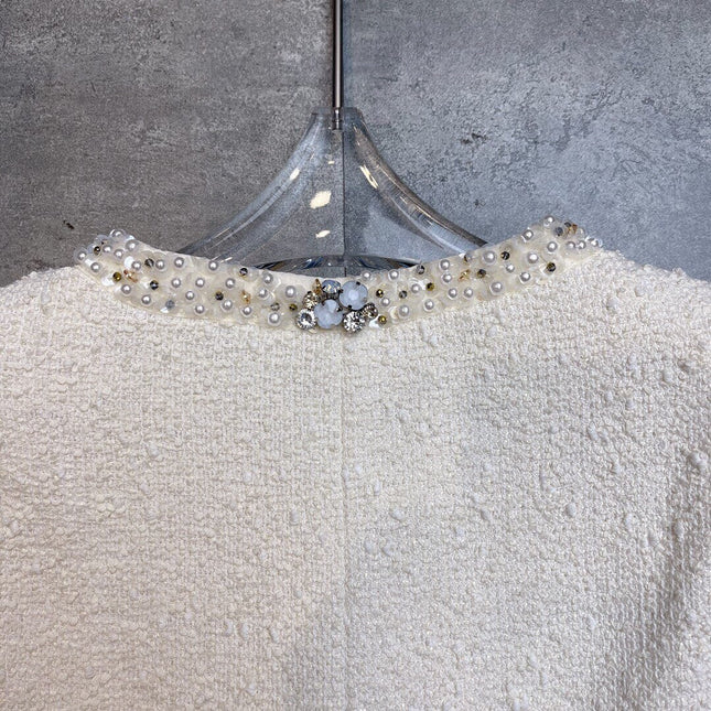 CHANEL 25S EMBELLISHED TWEED JACKET 395