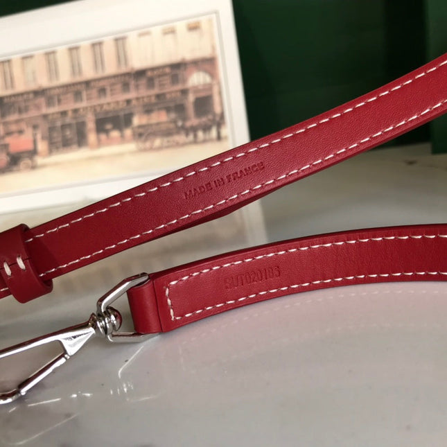 MUSE VANITY CASE 20 IN CLASSIC RED GOYARDINE CANVAS