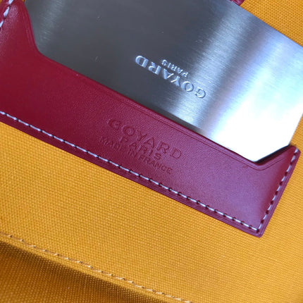 MUSE VANITY CASE 20 IN CLASSIC RED GOYARDINE CANVAS