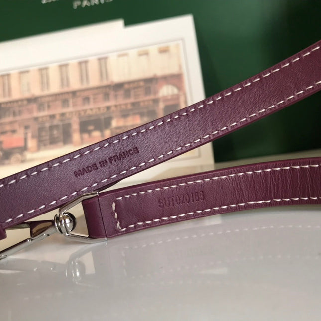 MUSE VANITY CASE 20 IN WINE RED GOYARDINE CANVAS