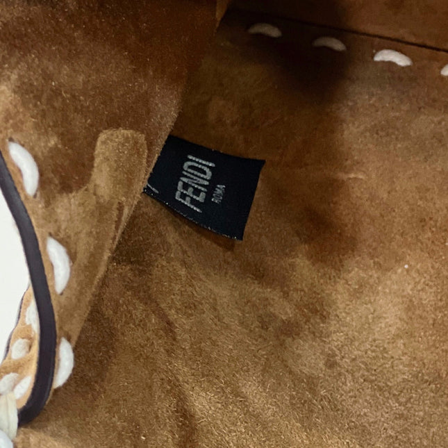 PEEKABOO ISEEU 33 IN SEPIA BROWN SUEDE SILVER HARDWARE