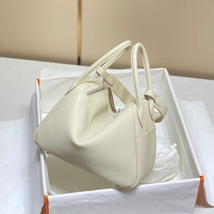 HM LINDY 26 BAG WHITE CALFSKIN