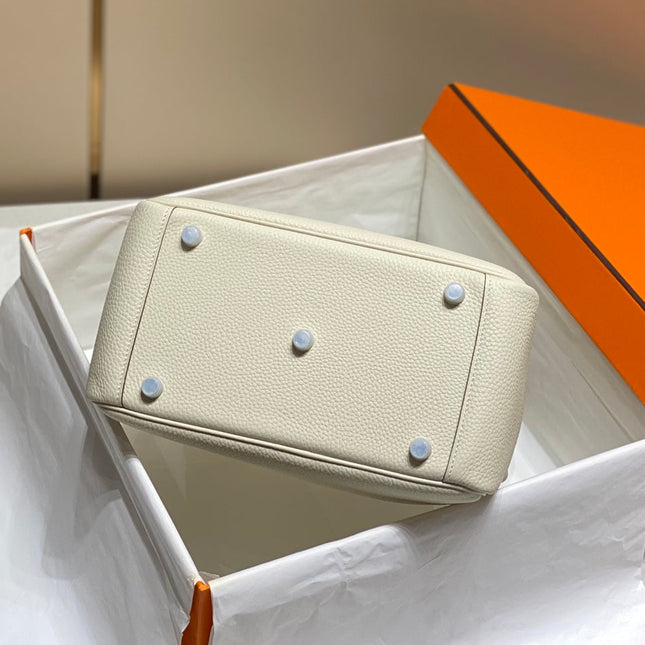 HM LINDY 26 BAG WHITE CALFSKIN