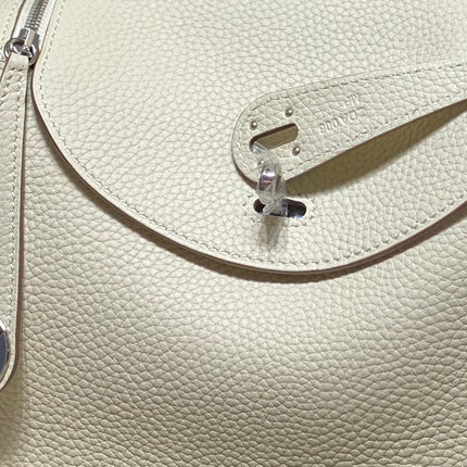 HM LINDY 30 BAG WHITE CALFSKIN