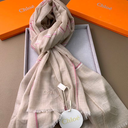 SCARF 200 CM IN TAN BEIGE CASHMERE 386538