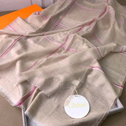 SCARF 200 CM IN TAN BEIGE CASHMERE 386538