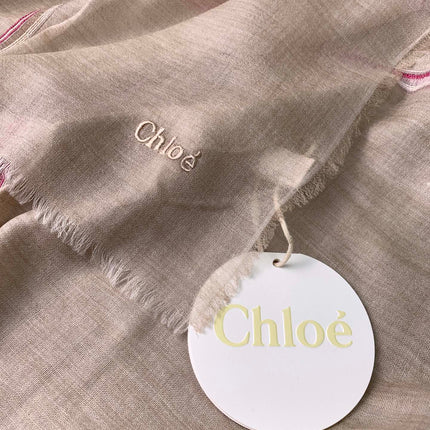 SCARF 200 CM IN TAN BEIGE CASHMERE 386538