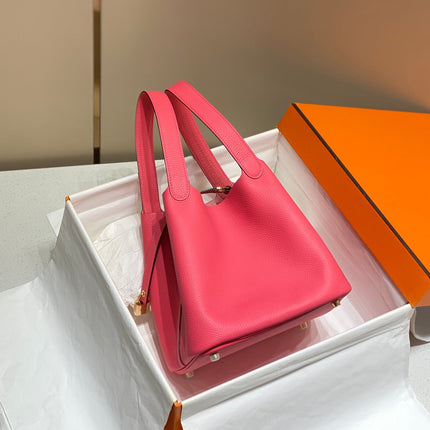 picotin lock 22 hot pink togo ghw