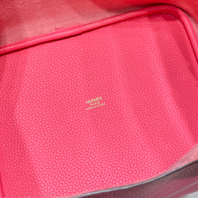 picotin lock 22 hot pink togo ghw