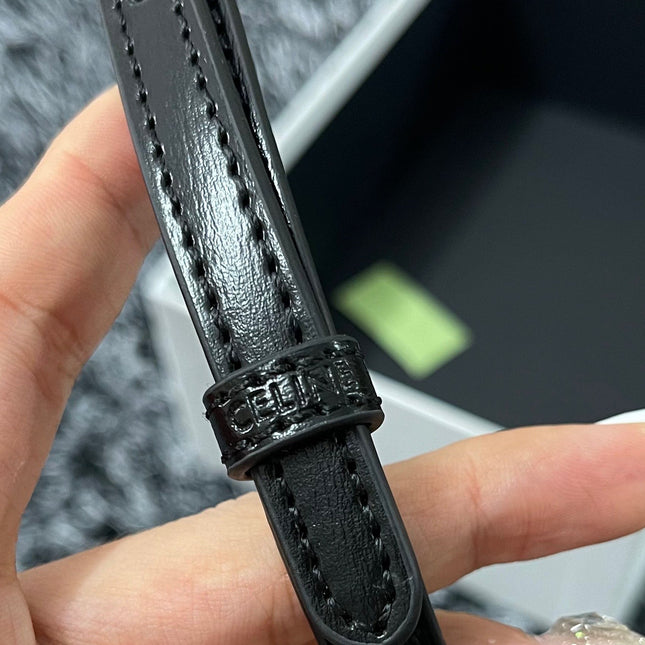 BESACE TRIPHOME 17 CALFSKIN BLACK