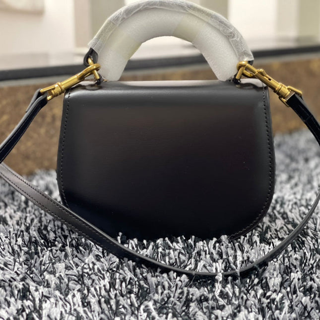 BESACE TRIPHOME 17 CALFSKIN BLACK