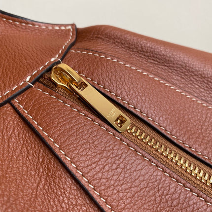 ROMY UNDERARM BAG 43 RUST ORANGE CALFSKIN