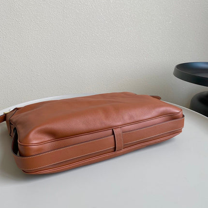 ROMY UNDERARM BAG 43 RUST ORANGE CALFSKIN