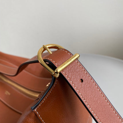 ROMY UNDERARM BAG 43 RUST ORANGE CALFSKIN