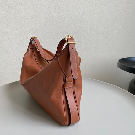 ROMY UNDERARM BAG 43 RUST ORANGE CALFSKIN
