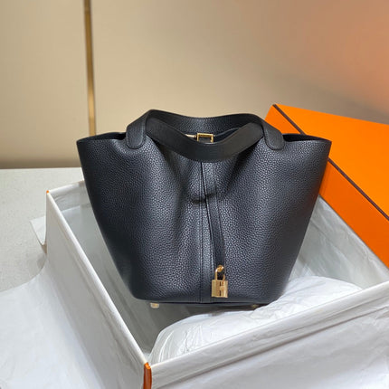 picotin lock 22 black togo ghw