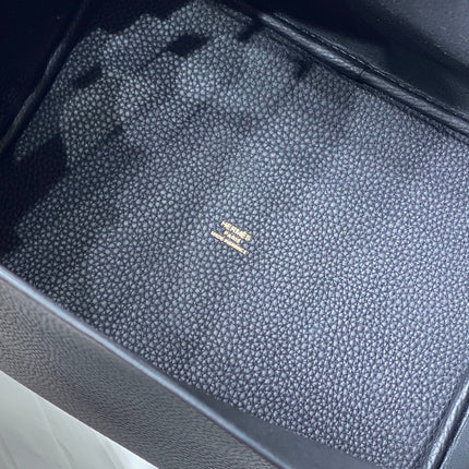 picotin lock 22 black togo ghw