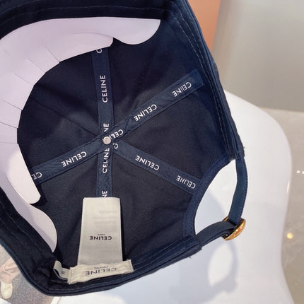 BASEBALL CAP IN BLACK CANVAS