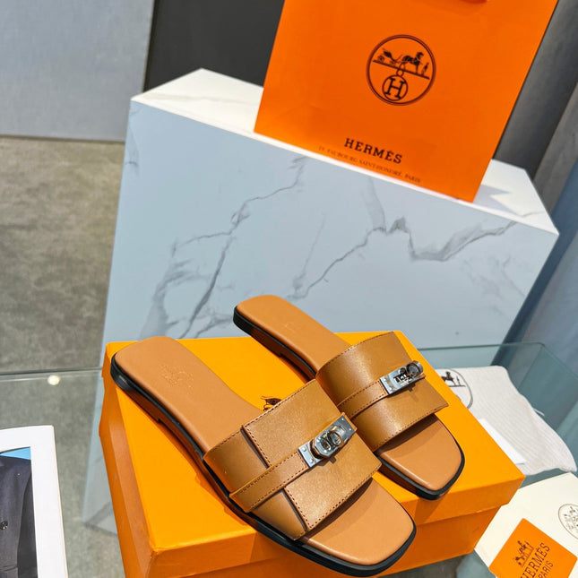 Giulia Sandal Tan Calfskin