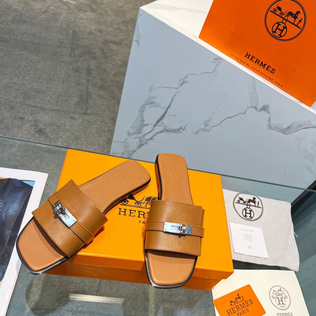 Giulia Sandal Tan Calfskin