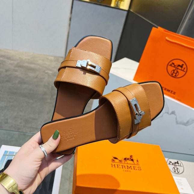 Giulia Sandal Tan Calfskin
