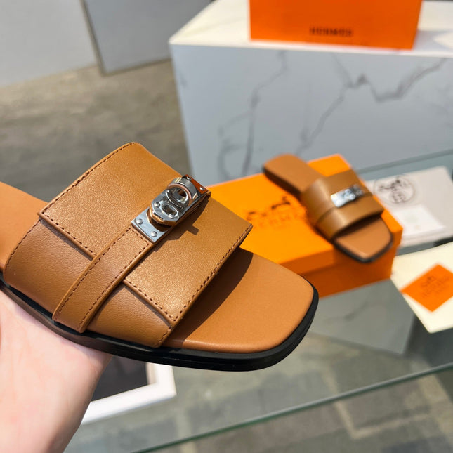 Giulia Sandal Tan Calfskin