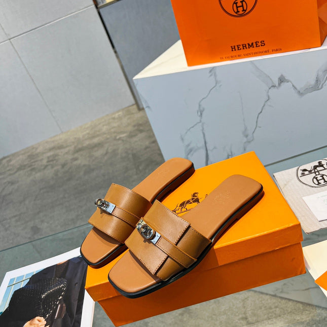 Giulia Sandal Tan Calfskin