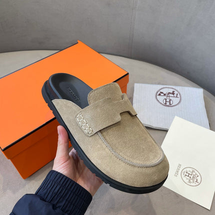 G0 MULE BEIGE SUEDE