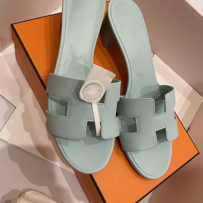 Oasis Sandal Epsom Calfskin ICE