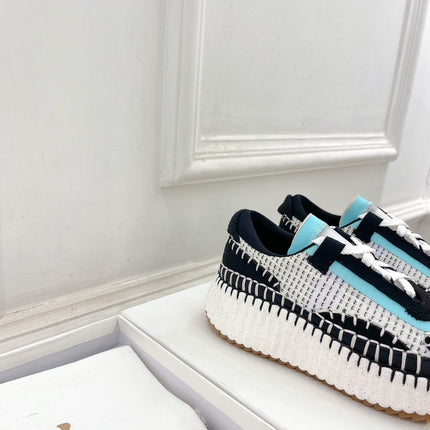 NAMA SNEAKER IN BLACK MIX COLORFUL SPECIAL FABRIC