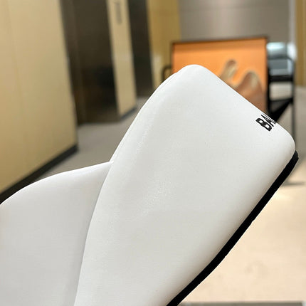 WEDGE SANDALS IN WHITE SOFT LAMBSKIN