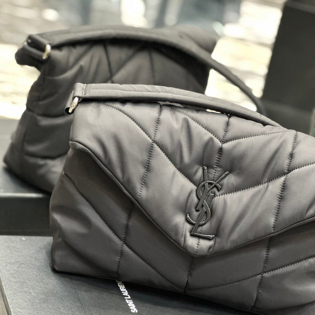 PUFFER LARGE BAG 34 IN DARK GRAY NYLON