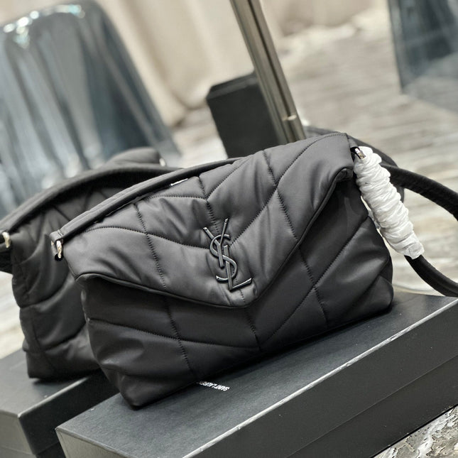 PUFFER LARGE BAG 34 IN DARK GRAY NYLON