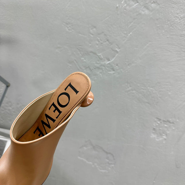 LW TOY MULE 55 TAWNY CALFSKIN