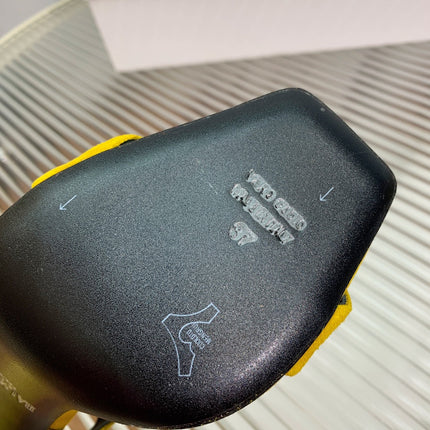 BALMAIN 25S HIGH HEEL SANDALS 95MM IN GOLDEN YELLOW SUEDE