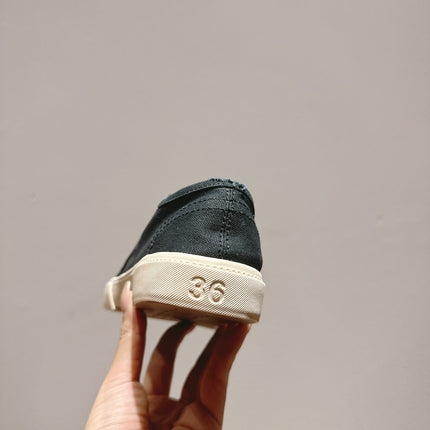 BALENCIAGA 25S SNEAKER IN BLACK CANVAS