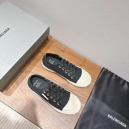 BALENCIAGA 25S SNEAKER IN BLACK CANVAS