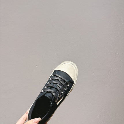 BALENCIAGA 25S SNEAKER IN BLACK CANVAS