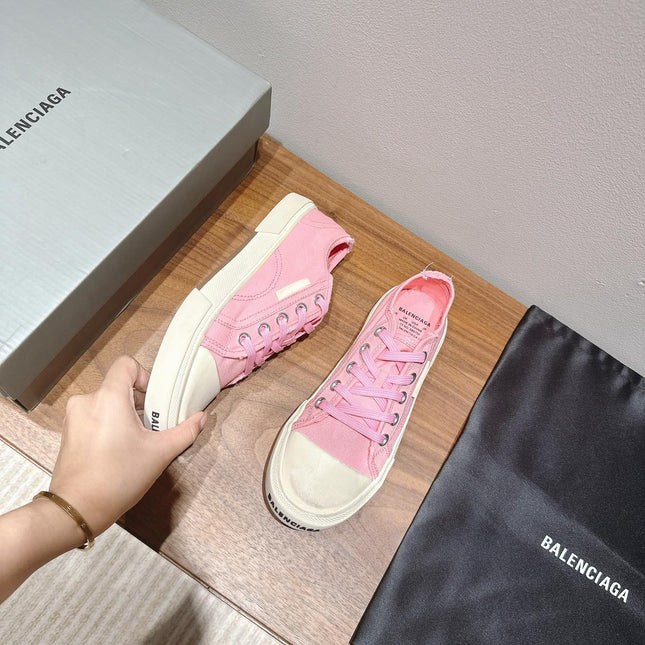 BALENCIAGA 25S SNEAKER IN PINK CANVAS