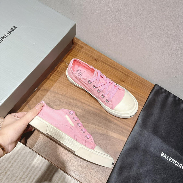 BALENCIAGA 25S SNEAKER IN PINK CANVAS