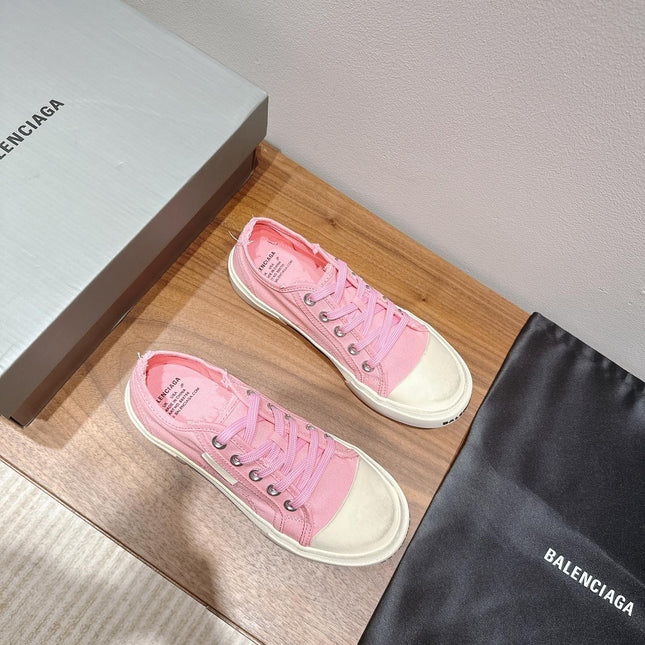 BALENCIAGA 25S SNEAKER IN PINK CANVAS