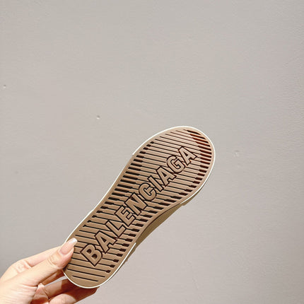 BALENCIAGA 25S SPORT CLOGS IN PINK CANVAS