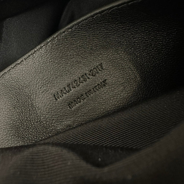 JAMIE 43 LARGE LAMBSKIN BLACK