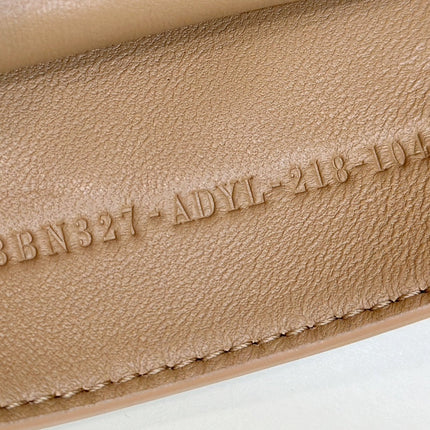 PEEKABOO ISEEU 33 IN CIDER BROWN GRAINED CALFSKIN SILVER HARDWARE