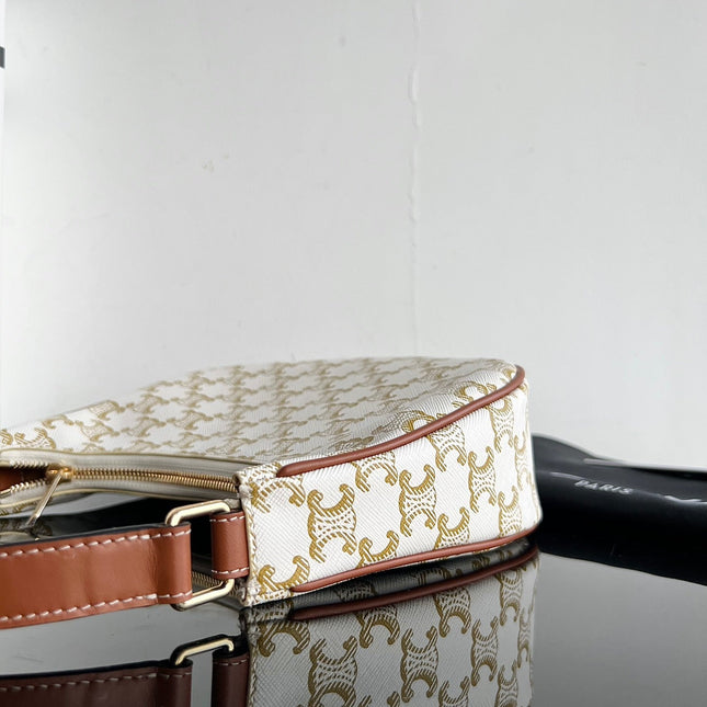 TRIOMPHE 23 COWHIDE WHITE CARO