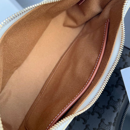 TRIOMPHE 23 COWHIDE WHITE CARO